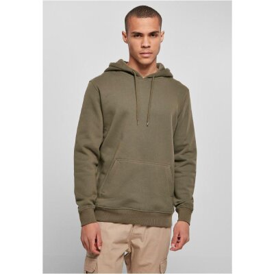 Build Your Brand - Organic Hoody (BY137) - olive