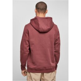 Build Your Brand - Organic Hoody (BY137) - cherry