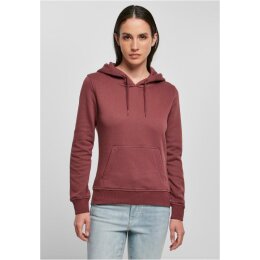 Build Your Brand - Ladies Organic Hoody (BY139) - cherry  S