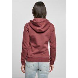Build Your Brand - Ladies Organic Hoody (BY139) - cherry  S