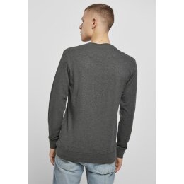 Build Your Brand - Light Crew Sweatshirt (BY010) - charcoal L