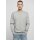 Build Your Brand - Light Crew Sweatshirt (BY010) - heather grey  L