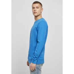 Build Your Brand - Light Crew Sweatshirt (BY010) - cobalt blue M