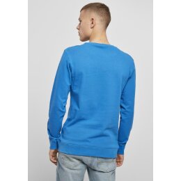 Build Your Brand - Light Crew Sweatshirt (BY010) - cobalt blue M
