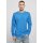 Build Your Brand - Light Crew Sweatshirt (BY010) - cobalt blue M