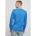 Build Your Brand - Light Crew Sweatshirt (BY010) - cobalt blue M