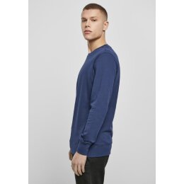 Build Your Brand - Light Crew Sweatshirt (BY010) - light navy L