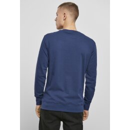 Build Your Brand - Light Crew Sweatshirt (BY010) - light navy L