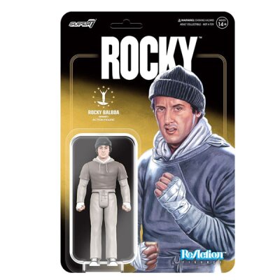 Super7 - Rocky -  ReAction Action Figure  - Rocky Balboa - 10 cm - Actionfigur