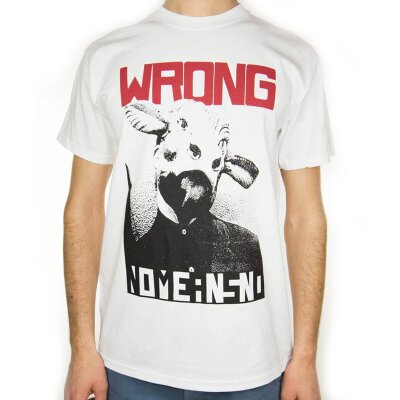 NoMeansNo -  Wrong - T-Shirt - white L