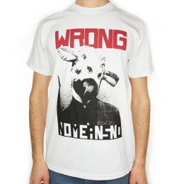 NoMeansNo -  Wrong - T-Shirt - white L