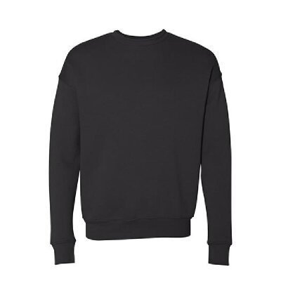 Bella + Canvas - 3945 Unisex Sponge Fleece Drop Shoulder Sweatshirt  - dark grey