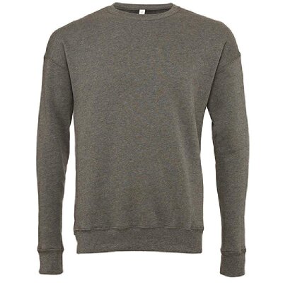 Bella + Canvas - 3945 Unisex Sponge Fleece Drop Shoulder Sweatshirt  - deep heather