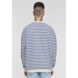 Urban Classics - Striped Crewneck (TB6411) - whitesand/vintageblue L