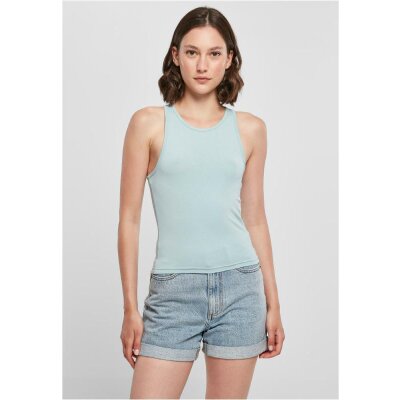 Build Your Brand - Ladies Racer Back Top (BY208) - oceanblue