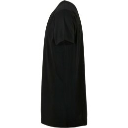 Build Your Brand - Shaped Long Tee (BY028) - black