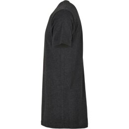 Build Your Brand - Shaped Long Tee (BY028) - charcoal