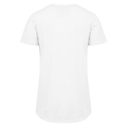 Build Your Brand - Shaped Long Tee (BY028) - white M