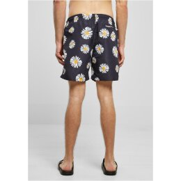Urban Classics - TB2679 Pattern Swim Shorts - midnightnavydaisy