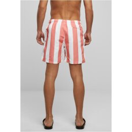 Urban Classics - TB2679 Pattern Swim Shorts - palepinkbarstripe