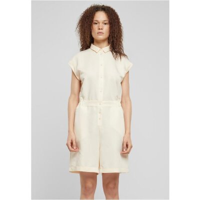 Urban Classics - TB6199 Ladies Viscose Twill Jumpsuit - whitesand