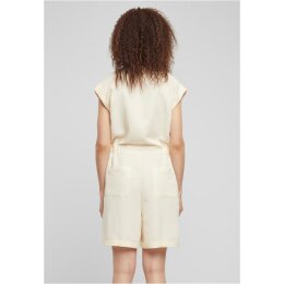 Urban Classics - TB6199 Ladies Viscose Twill Jumpsuit - whitesand