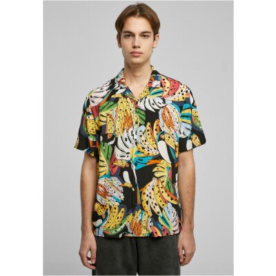 Urban Classics - TB4150 - Viscose AOP Resort Shirt - toucans