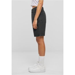 Urban Classics - TB6205 Ladies 90‘s Bermuda - black washed 30