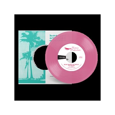 HAMILTON BROTHERS - MUSIC MAKES THE WORLD GO ROUND (CASTAWAY CLEAR PINK) - 7"