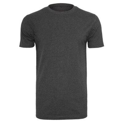 Build Your Brand - T-Shirt Round Neck (BY004) - charcoal