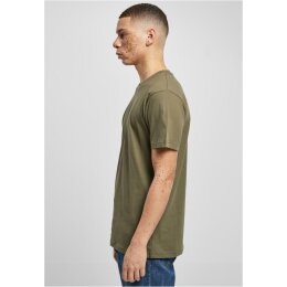 Build Your Brand - T-Shirt Round Neck (BY004) - olive