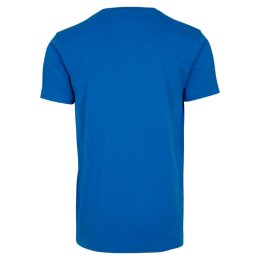 Build Your Brand - T-Shirt Round Neck (BY004) - cobalt blue