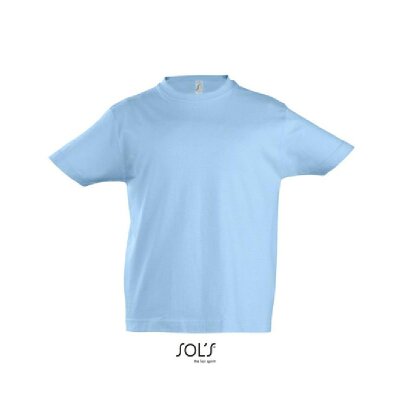 SOL´S - L190K - Kids´ Imperial T-Shirt - Sky Blue 12 Jahre (142/152)