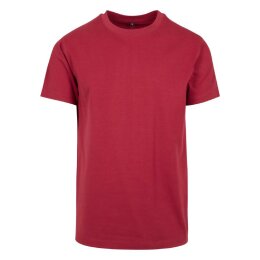 Build Your Brand - T-Shirt Round Neck (BY004) - burgundy L