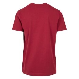 Build Your Brand - T-Shirt Round Neck (BY004) - burgundy L