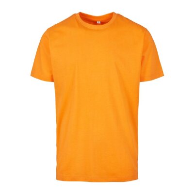 Build Your Brand - T-Shirt Round Neck (BY004) - paradise orange  M