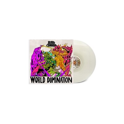 BLOOD COMMAND - WORLD DOMINATION (GLOW IN THE DARK) - LP