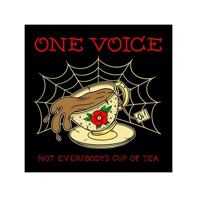 ONE VOICE - NOT EVERYBODYS CUP OF TEA (YELLOW W/ RED SPLASH VINYL) - LP