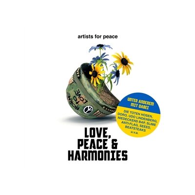 ARTISTS FOR PEACE (VARIOUS) - LOVE, PEACE & HARMONIES (LTD.GTF. YELLOW/BLUE 2LP) - LP