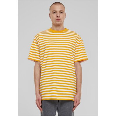 Urban Classics - TB6642 Regular Stripe Tee - white/magicmango