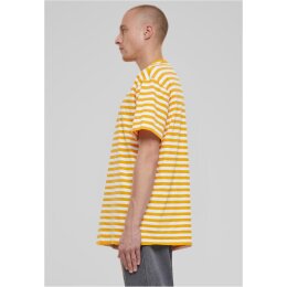 Urban Classics - TB6642 Regular Stripe Tee - white/magicmango