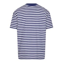 Urban Classics - TB6642 Regular Stripe Tee - white/darkblue