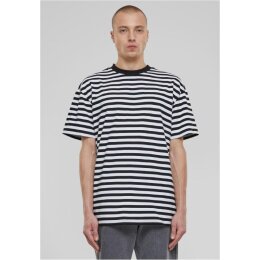 Urban Classics - TB6642 Regular Stripe Tee - white/black