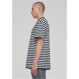 Urban Classics - TB6642 Regular Stripe Tee - white/black
