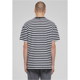 Urban Classics - TB6642 Regular Stripe Tee - white/black