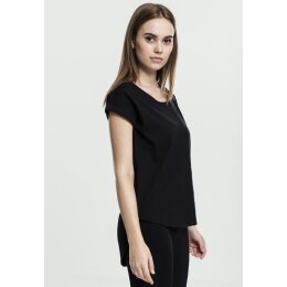 Urban Classics - Ladies Long Back Shaped Slub Tee (TB1186) S