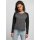 Urban Classics - Ladies Contrast Raglan Longsleeve (TB4539) - charcoal/black L