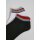 Urban Classics - TB3605 Rainbow Socks No Show 4-Pack - black/white