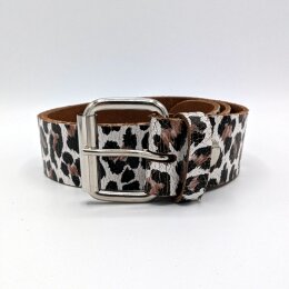 Echtledergürtel - Cracked Leather - B809 - Leopard M