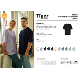 Neutral - Tiger Cotton Oversized T-Shirt (T60011 ) - sporty grey  3XL